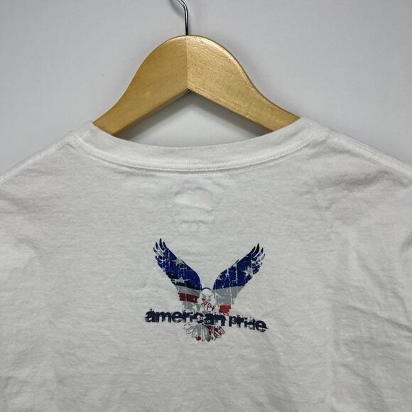Vintage NASCAR America USA Trump Patriot T-Shirt XL Racing - Picture 8 of 12